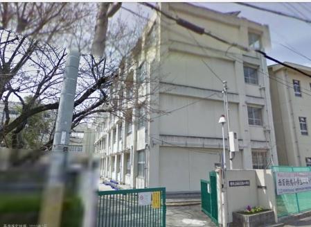 Primary school. Sakai Tatsunishi Mozu to elementary school 623m