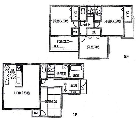 Floor plan. (No. 3 locations), Price 21,800,000 yen, 4LDK, Land area 104.64 sq m , Building area 93.15 sq m