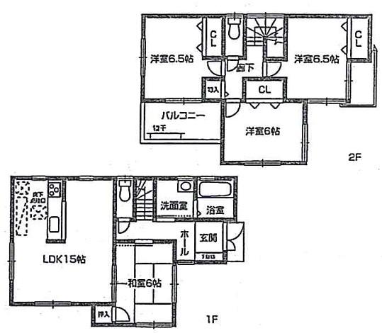 Floor plan. (No. 4 locations), Price 21,800,000 yen, 4LDK, Land area 104.62 sq m , Building area 94.77 sq m