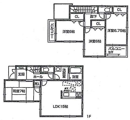 Floor plan. (No. 8 locations), Price 20,600,000 yen, 4LDK, Land area 100.05 sq m , Building area 95.17 sq m