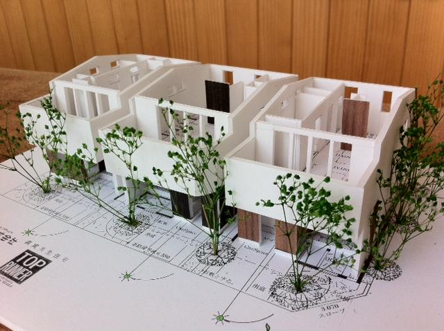 Rendering (appearance). It is a model of the finished image that architect has created.