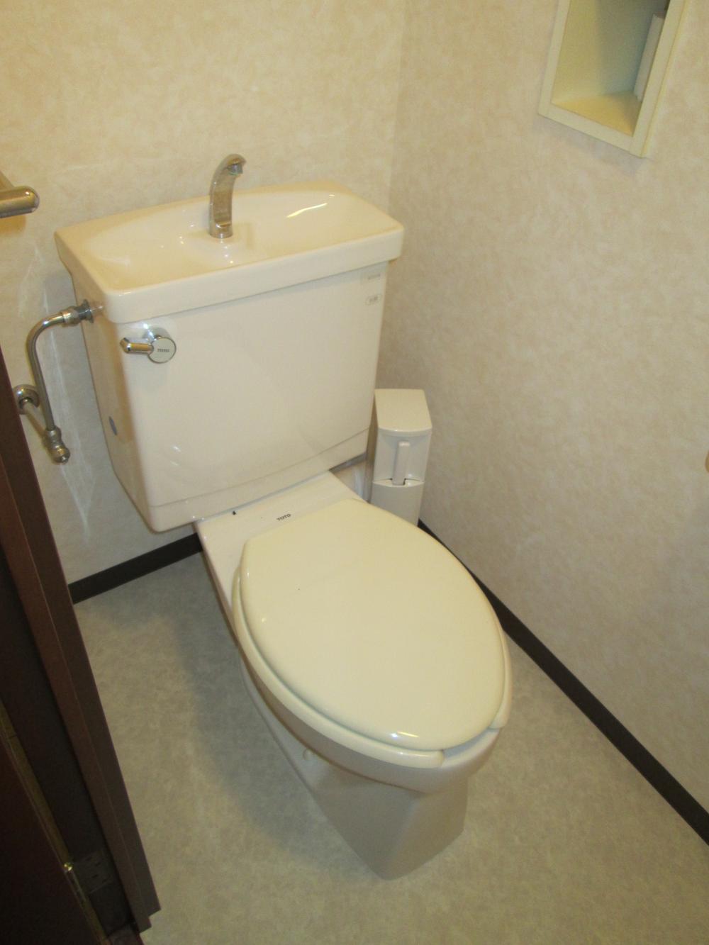 Toilet. It is a toilet with a clean.