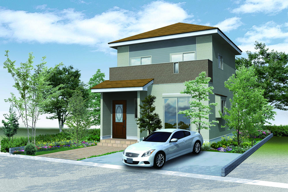 Local appearance photo. Set price 19,800,000 yen (land, building, Outdoor facility, Consumption tax included) consumption tax, If the delivery is complete it will be tax rate 5% by March 2014. If after April will move, It will be tax rate 8%.