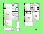 Floor plan. (No. 5 locations), Price 21,520,000 yen, 4LDK, Land area 132.61 sq m , Building area 101.25 sq m