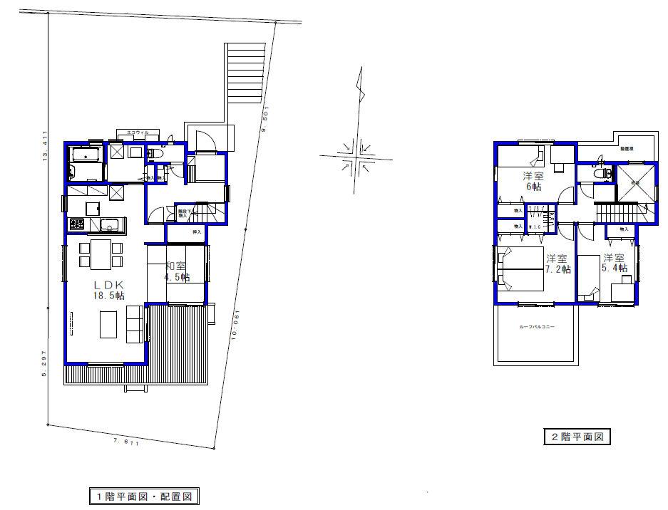 Floor plan. 39,800,000 yen, 4LDK, Land area 171.13 sq m , Building area 101.85 sq m