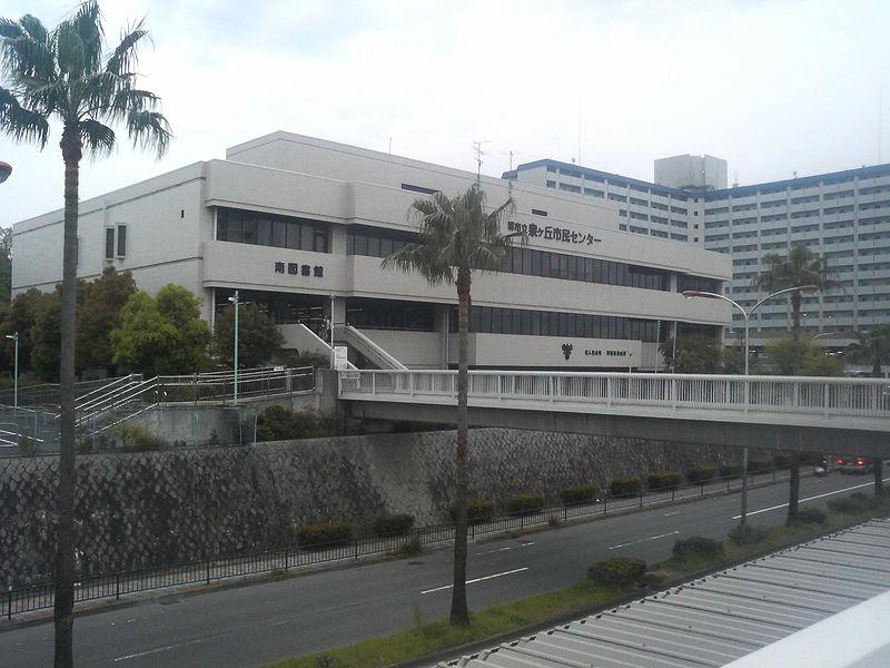 library. Sakai Minami until the library 1173m