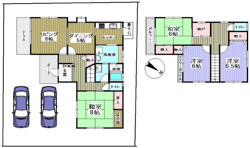 Floor plan. 25,900,000 yen, 4LDK+S, Land area 189.74 sq m , Building area 116.75 sq m floor plan