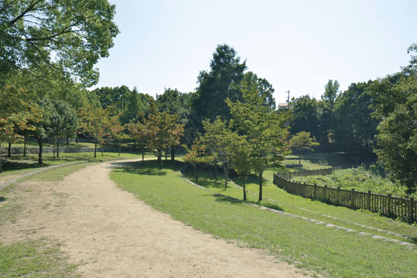Surrounding environment. Komyoike green space (7 min walk ・ About 540m)