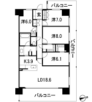 Floor: 4LDK, occupied area: 108.35 sq m, Price: 41,845,032 yen