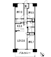 Floor: 3LDK, occupied area: 75.22 sq m, Price: 26,818,544 yen ~ 30,418,544 yen