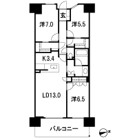 Floor: 3LDK, occupied area: 80.01 sq m, Price: 30,096,453 yen
