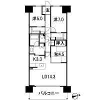 Floor: 3LDK, occupied area: 81 sq m, Price: 29,887,944 yen