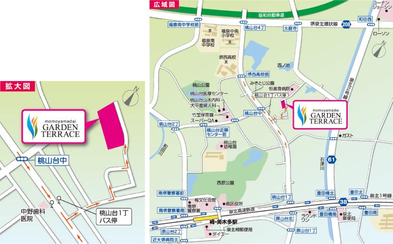 Local guide map