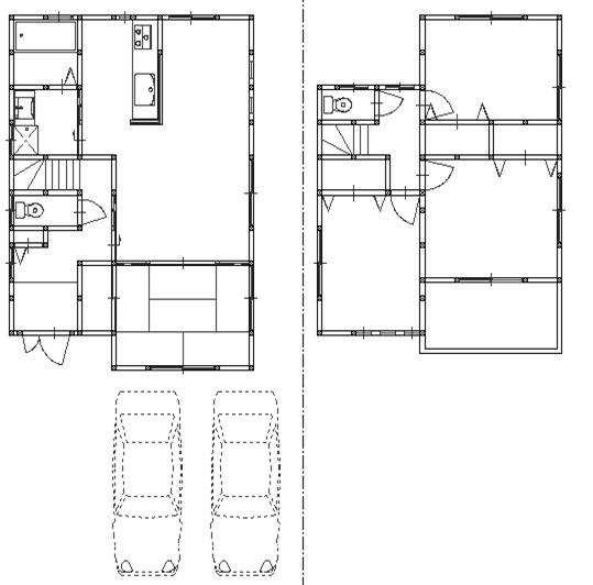 Floor plan. 28.8 million yen, 4LDK, Land area 154.97 sq m , Building area 96.38 sq m