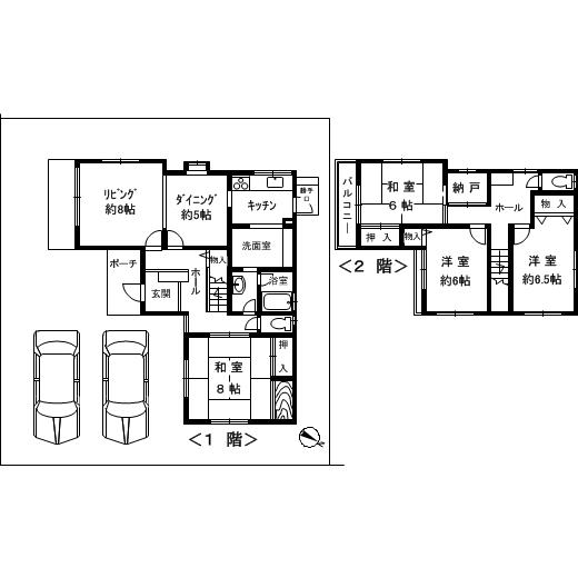Floor plan. 25,900,000 yen, 4LDK, Land area 189.74 sq m , Building area 116.75 sq m