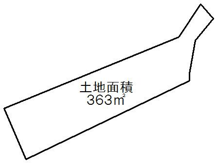 Compartment figure. Land price 8 million yen, Land area 363 sq m