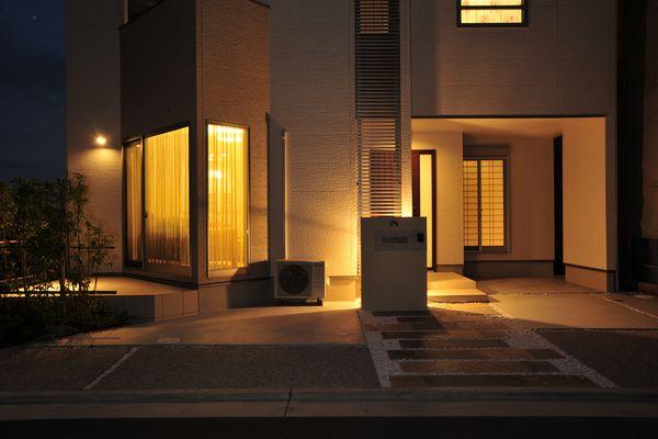 Rendering (appearance).  [Appearance construction case] 10 beautiful cityscape is the birth of the family.