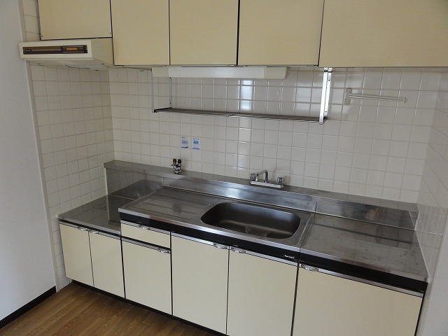 Kitchen. Kitchen (two-burner gas stove installation Allowed) wide sink sink