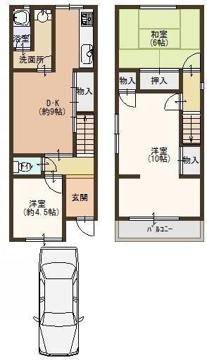 Floor plan. 11,980,000 yen, 3DK, Land area 66.51 sq m , Building area 67.7 sq m immediately Available I am happy ☆ 