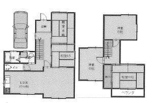 Floor plan. 12.8 million yen, 5LDK, Land area 110.84 sq m , Building area 94.77 sq m