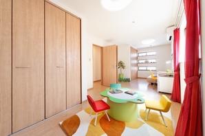 Can partition in time (10 years Or15_nenonyukyojinikettei) free children are grown, 10.6 tatami wide children's room. One by one room minutes, We could live spacious because storage is plenty available (model house)