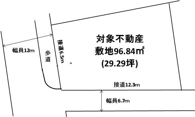 Floor plan. 11 million yen, 6DK, Land area 96.29 sq m , Building area 102.68 sq m southwest corner lot