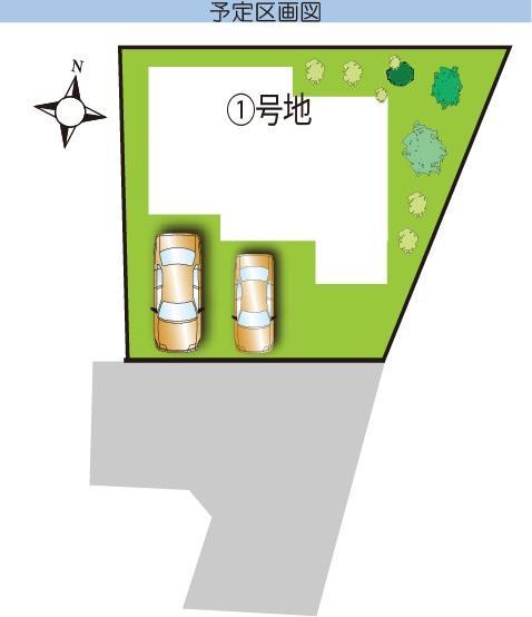 Compartment figure. Land price 16,050,000 yen, Land area 138.25 sq m