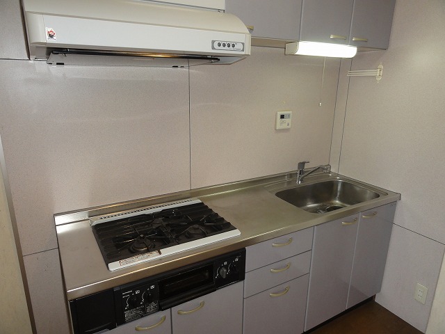 Kitchen. Two-burner gas stove with system Kitchen