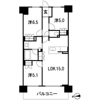 Floor: 3LDK, occupied area: 67.69 sq m, Price: 25,415,200 yen ~ 26,330,200 yen