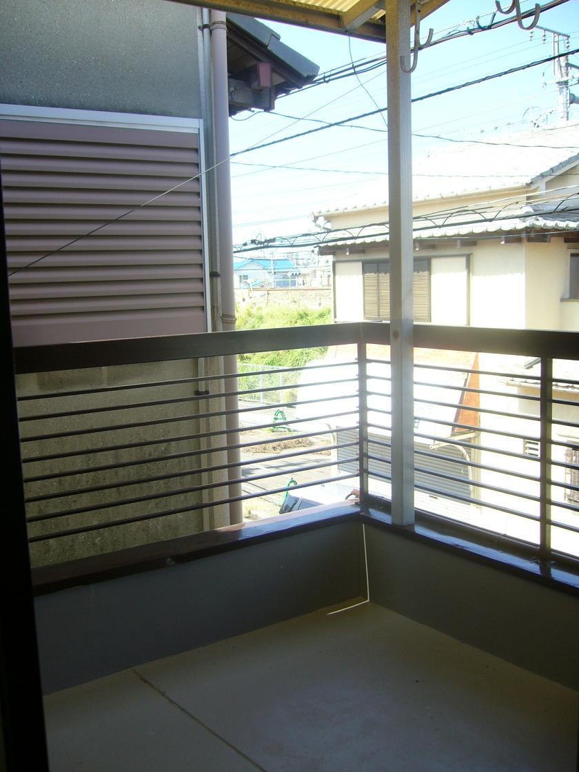 Balcony. With the roof (prevents rain)