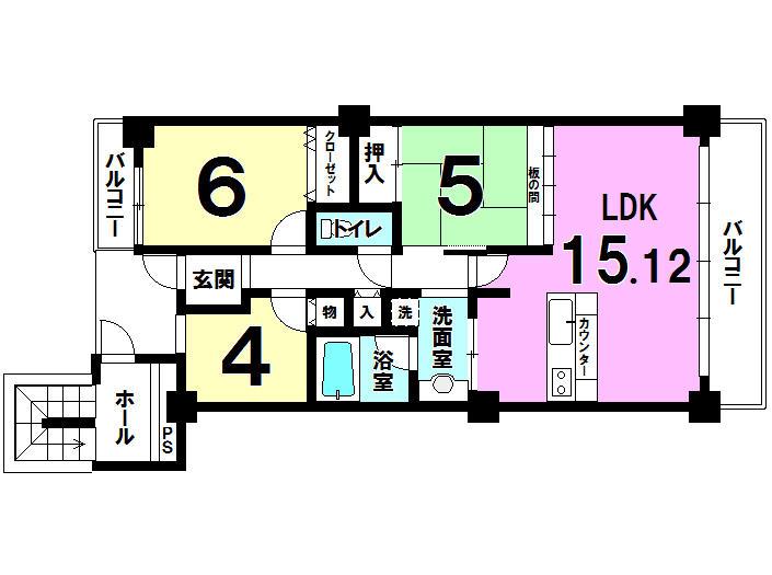 Floor plan. 3LDK+S, Price 21,800,000 yen, Footprint 71.4 sq m