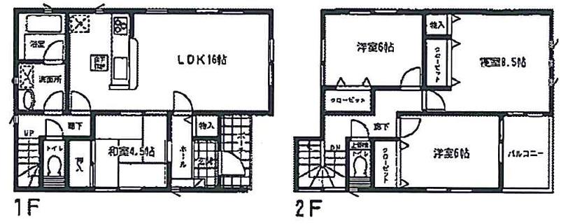 Floor plan. (19 Building), Price 23.8 million yen, 4LDK, Land area 144.45 sq m , Building area 98.82 sq m