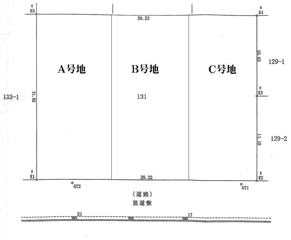 Compartment figure. Land price 37,800,000 yen, Land area 212 sq m