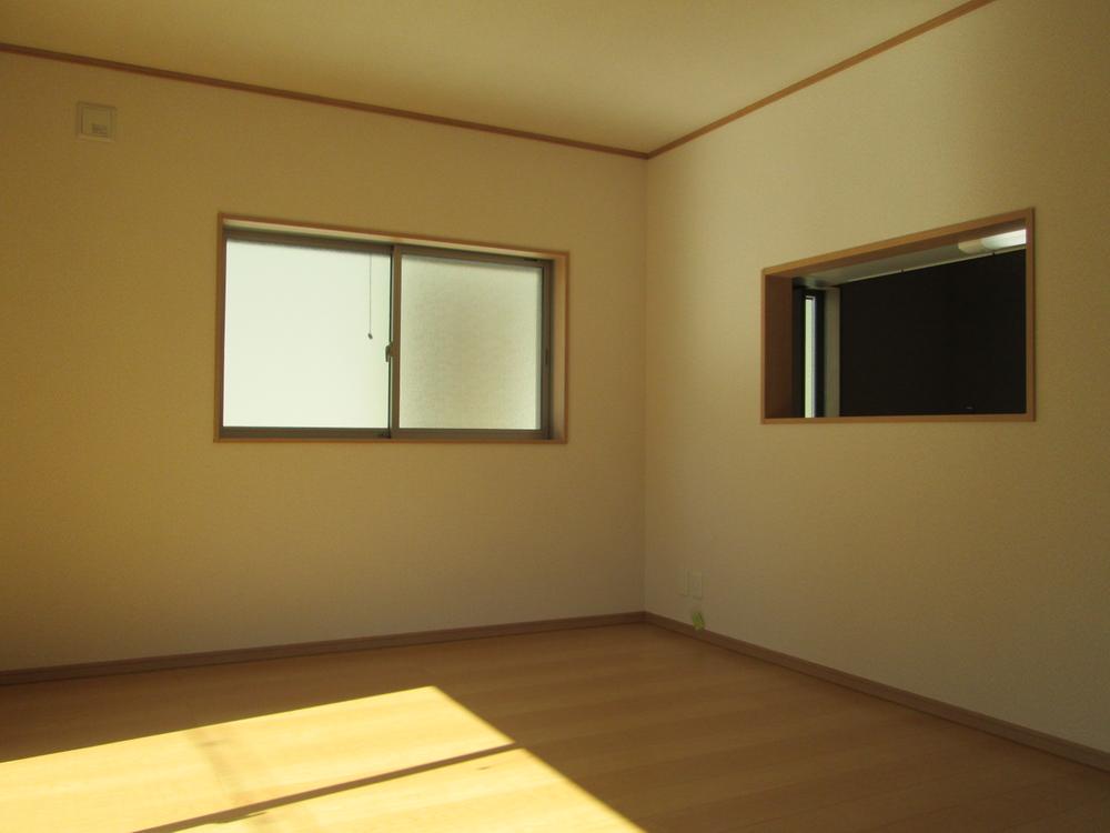 Living. Bright living room of the face-to-face kitchen.