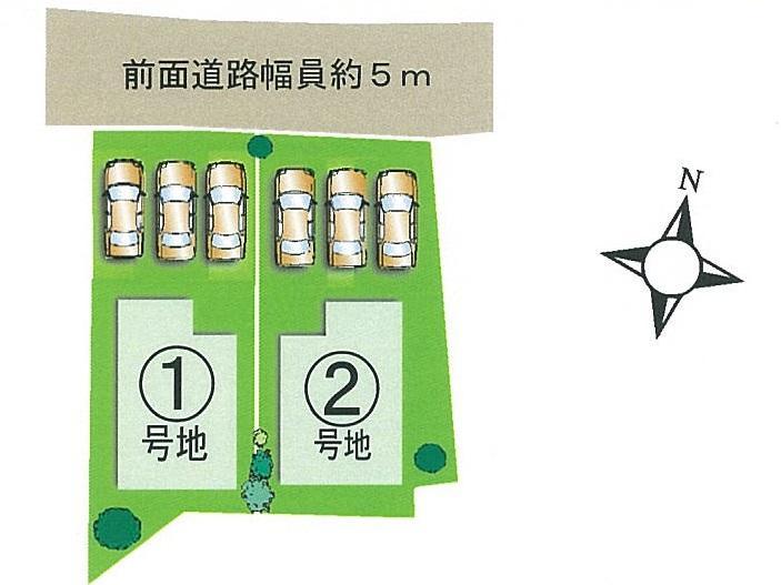 Compartment figure. Land price 24,632,000 yen, Land area 136.19 sq m