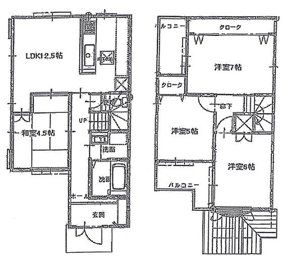 Floor plan. 18,800,000 yen, 4LDK, Land area 80.62 sq m , Building area 85.05 sq m usability ・ It is a good floor plan of the flow line. 
