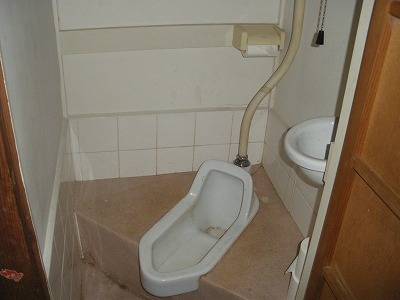 Toilet. Nostalgic Japanese-style style.
