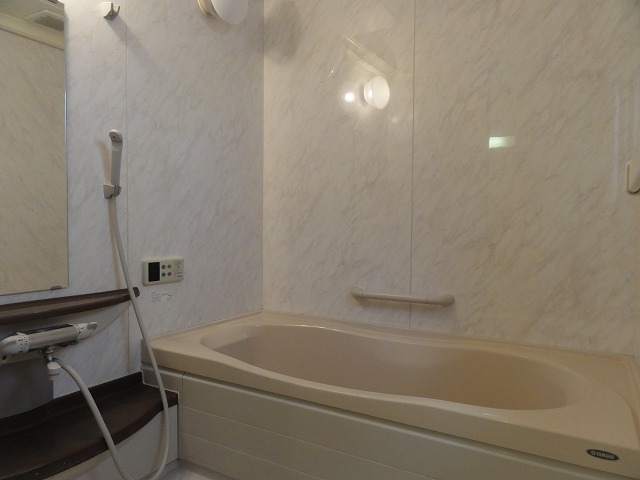 Bath. Large bathroom with Reheating function