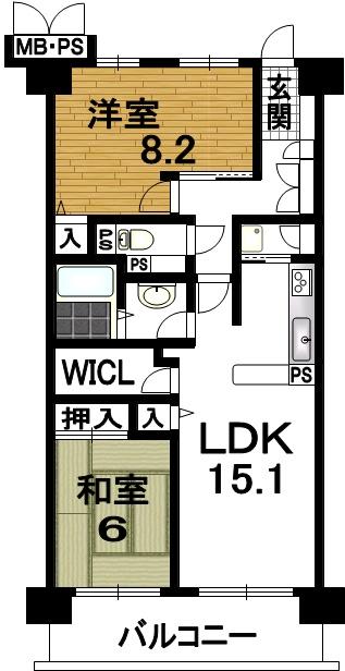 Floor plan. 2LDK + S (storeroom), Price 17.6 million yen, Footprint 73.2 sq m , Balcony area 9 sq m High quality properties. How do the people of DINKS.