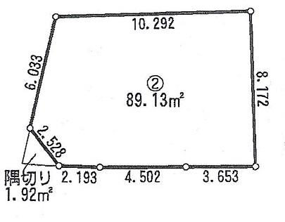 Compartment figure. Land price 17,900,000 yen, Land area 89.13 sq m