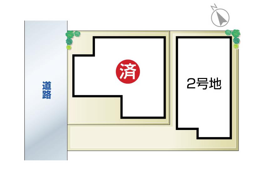 Compartment figure. 21,800,000 yen, 3LDK, Land area 106.74 sq m , Building area 94.39 sq m all two-compartment! The remaining 1 compartment!