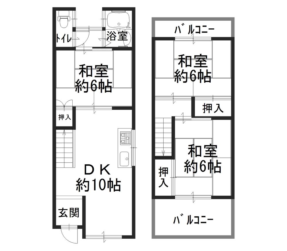Building plan example (floor plan). Furuya Floor