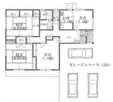 Floor plan. 39,800,000 yen, 3DK, Land area 365.51 sq m , Building area 96.32 sq m glad all the living room with storage space
