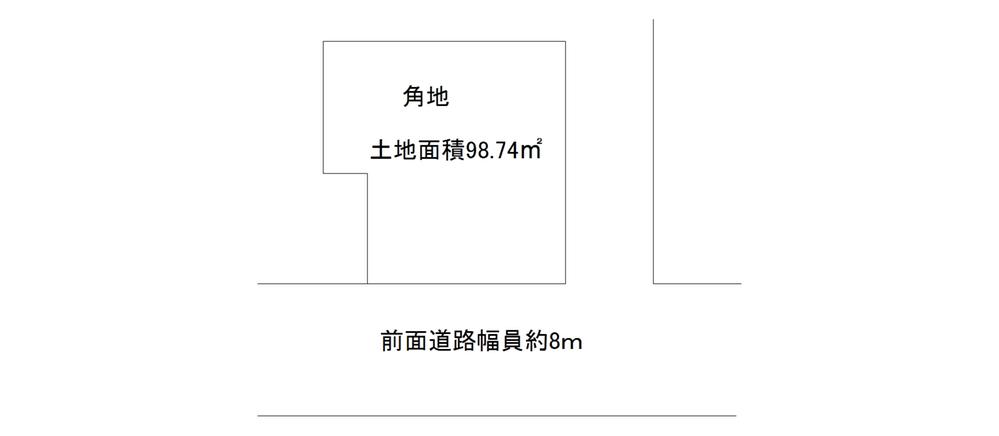 Compartment figure. Land price 16.8 million yen, Land area 91.6 sq m