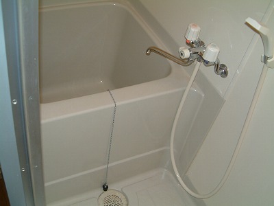 Bath. With bathroom shower