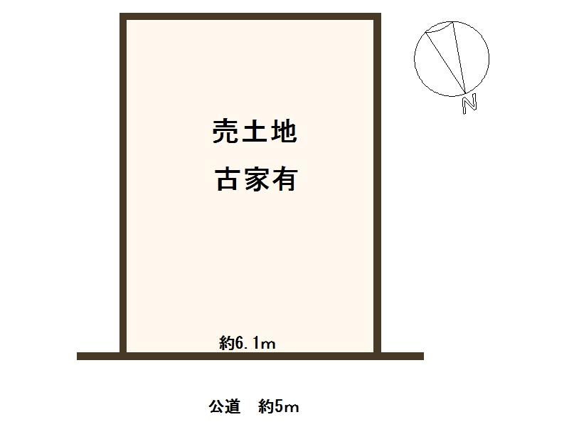 Compartment figure. Land price 16.8 million yen, It is a land area 56.13 sq m building condition-free land. 