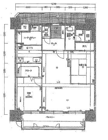 Floor plan. 2LDK + S (storeroom), Price 18 million yen, Footprint 85.5 sq m , Balcony area 11.75 sq m