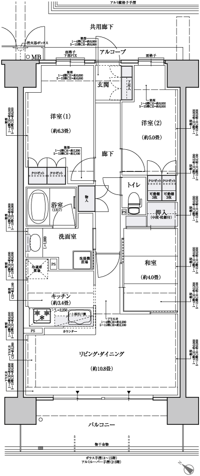 Floor: 3LDK, occupied area: 67.26 sq m, Price: 26,944,930 yen