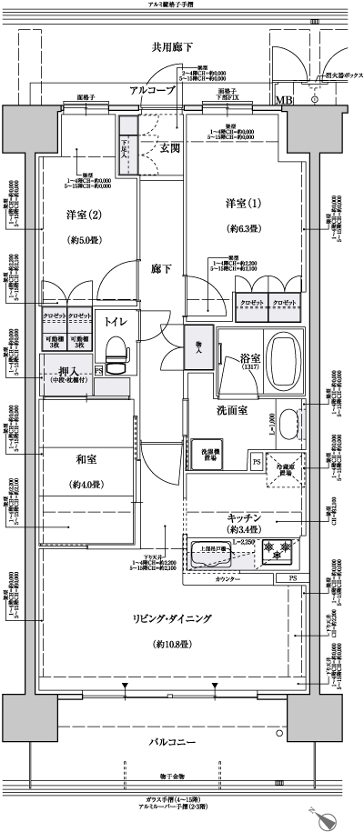 Floor: 3LDK, occupied area: 67.26 sq m, Price: 26,739,216 yen