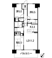 Floor: 3LDK + FC, the area occupied: 70.8 sq m, Price: 26,923,084 yen